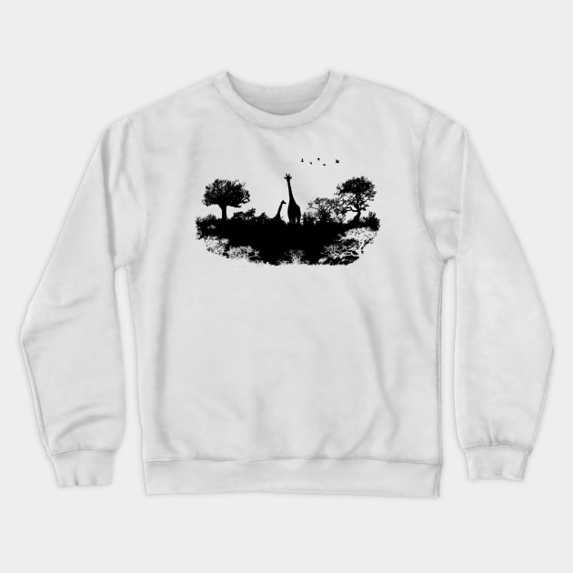 Wild Africa Crewneck Sweatshirt by wanungara